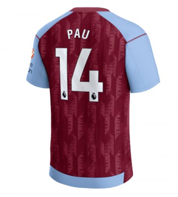 Aston Villa Pau Torres #14 Primera Equipación 2023-24 Manga Corta